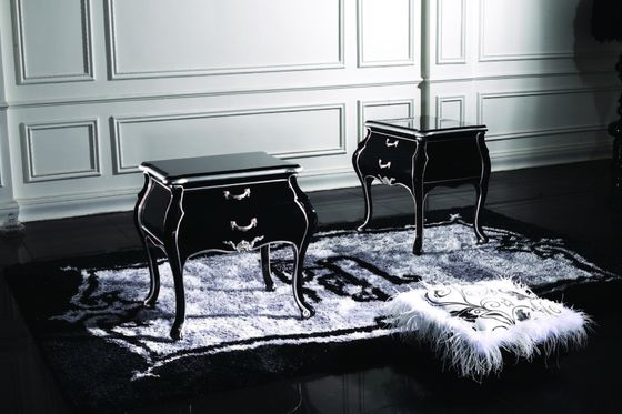 5pcs Home Wooden Carved King Size Bedroom Furniture Sets End Table Dressing Table