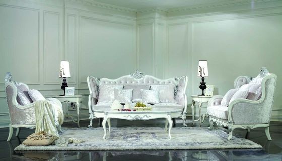 ست مبل راحتی 3 صندلی Velvet Chesterfield